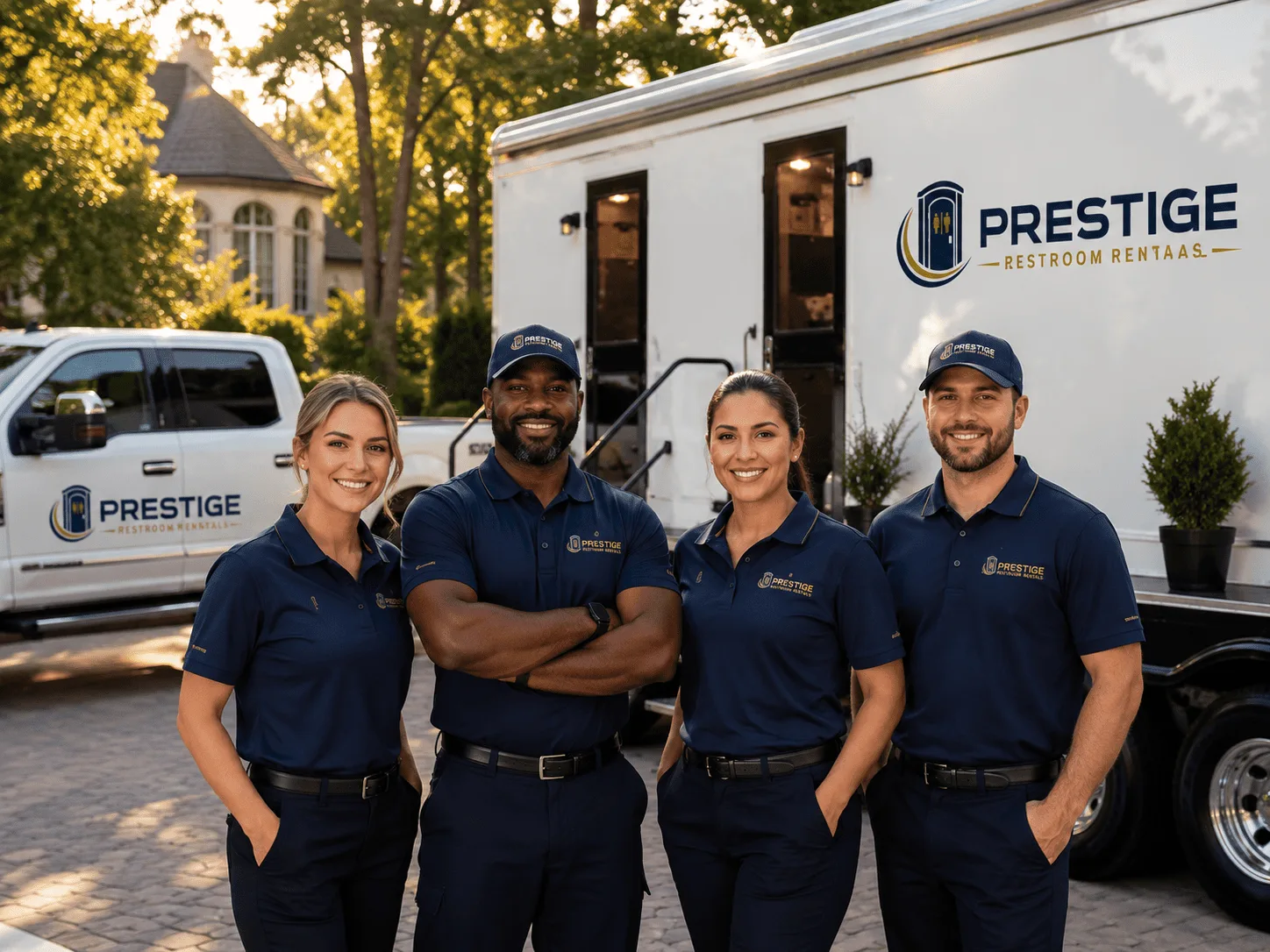 Trusted Luxury Portable Restrooms company in Ama, LA